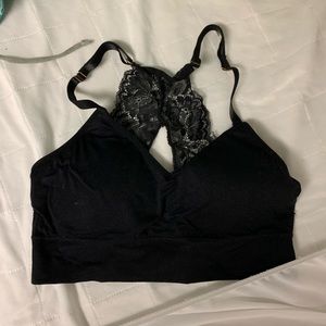 Black and Olive Bralettes